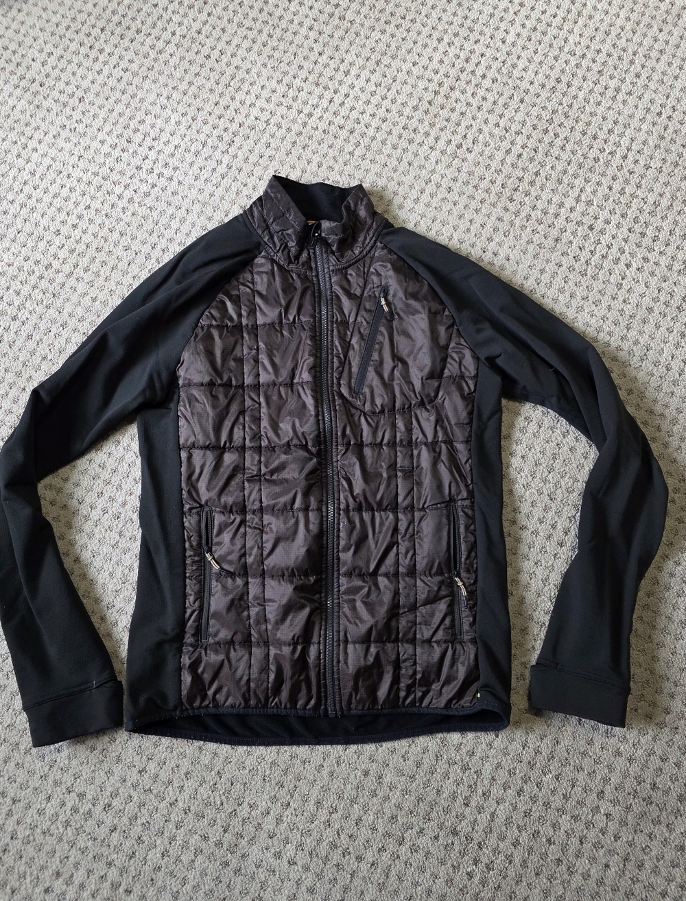 Smartwool Smartloft Men's Black Quilted Front Performance Jacket